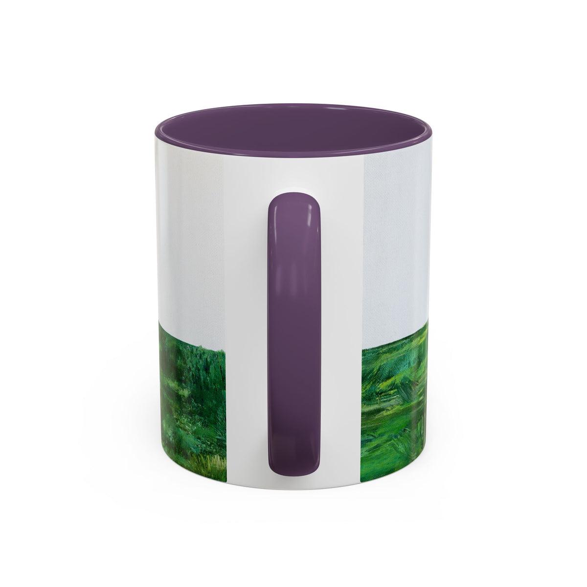 Shop Til' You Drop Accent Coffee Mug (11 oz) product image - artwork by Madeline LeBlanc / Making Madi