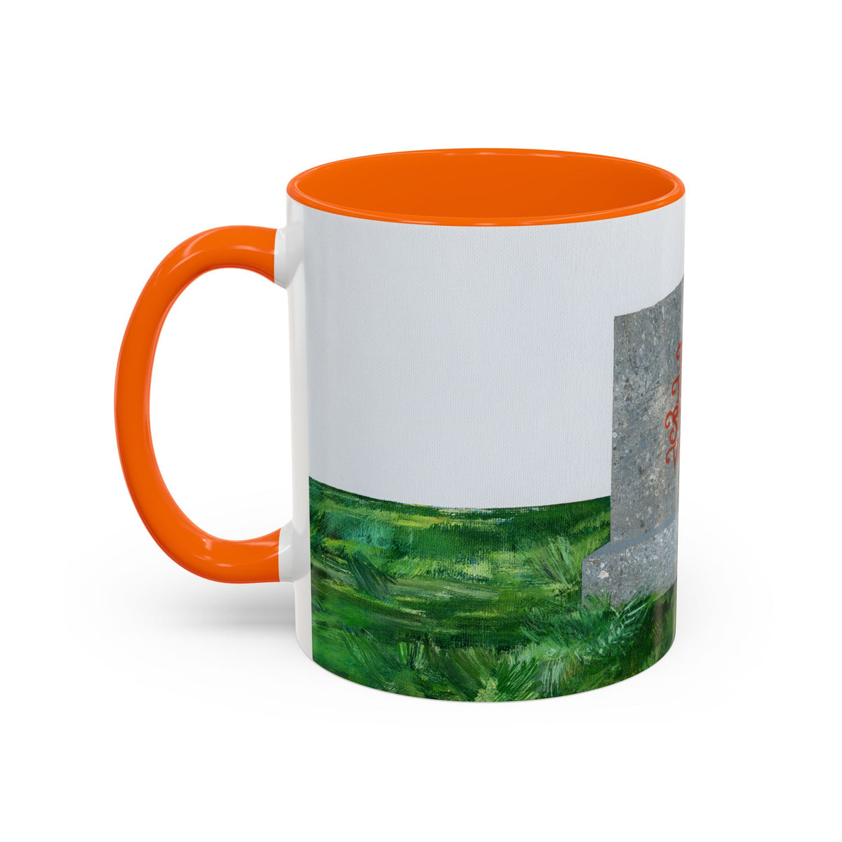 Shop Til' You Drop Accent Coffee Mug (11 oz) product image - artwork by Madeline LeBlanc / Making Madi