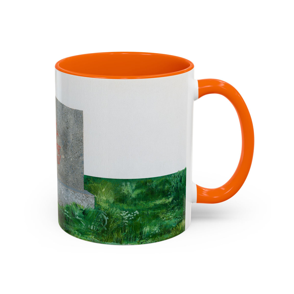 Shop Til' You Drop Accent Coffee Mug (11 oz) product image - artwork by Madeline LeBlanc / Making Madi