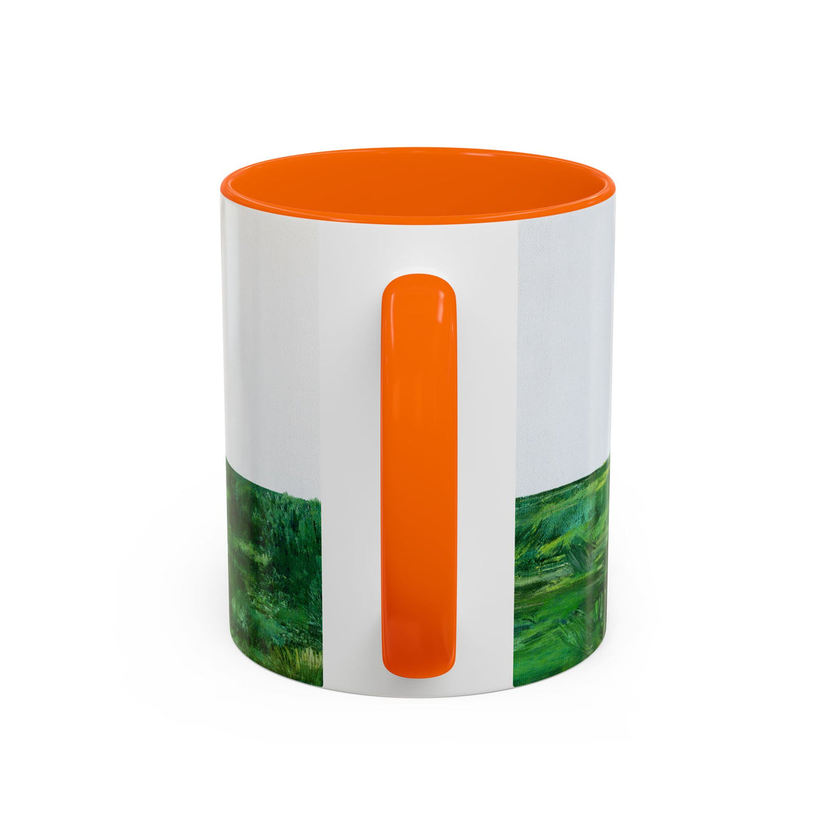 Shop Til' You Drop Accent Coffee Mug (11 oz) product image - artwork by Madeline LeBlanc / Making Madi