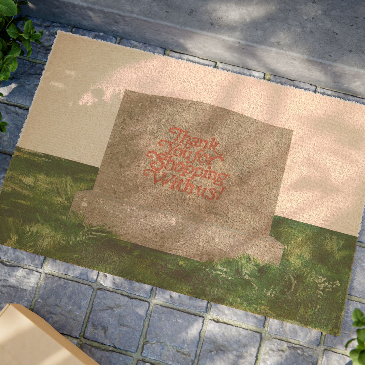 Shop Til' You Drop Doormat product image - artwork by Madeline LeBlanc / Making Madi
