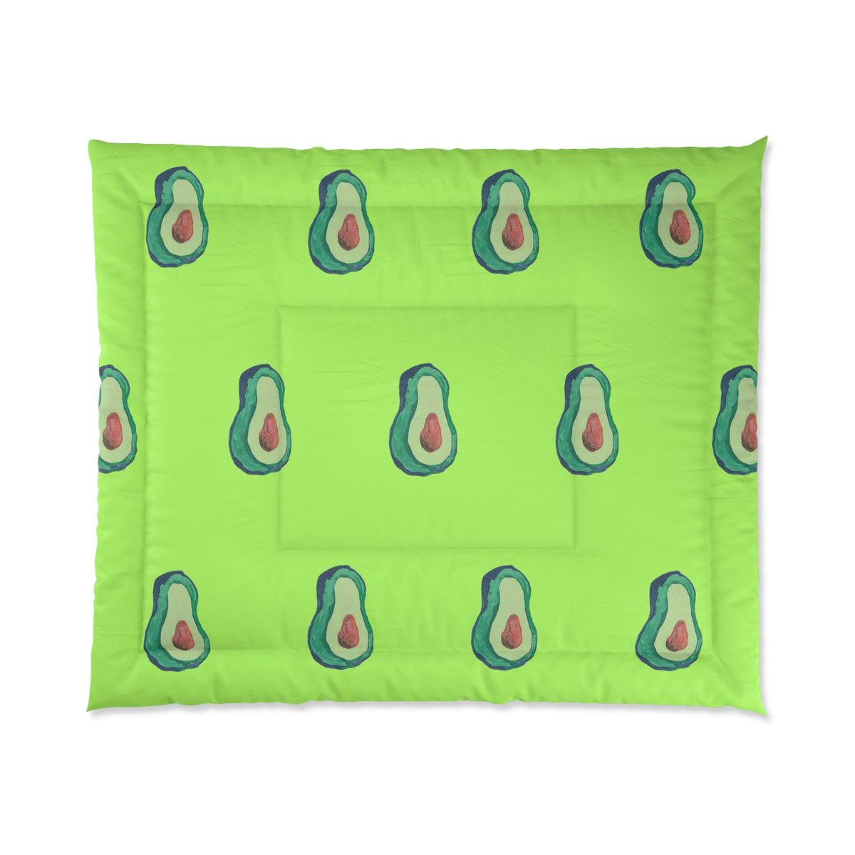 Avocado Toast Comforter product image - artwork by Madeline LeBlanc / Making Madi