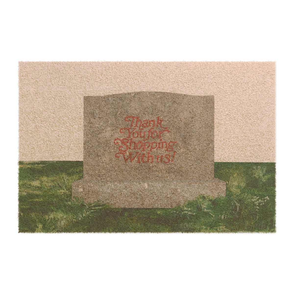 Shop Til' You Drop Doormat product image - artwork by Madeline LeBlanc / Making Madi