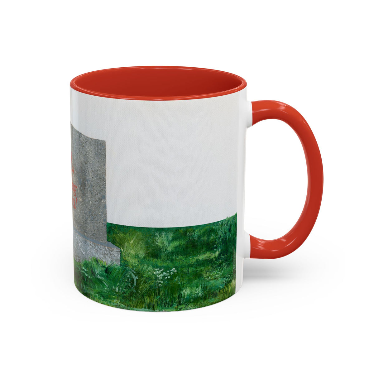 Shop Til' You Drop Accent Coffee Mug (11 oz) product image - artwork by Madeline LeBlanc / Making Madi