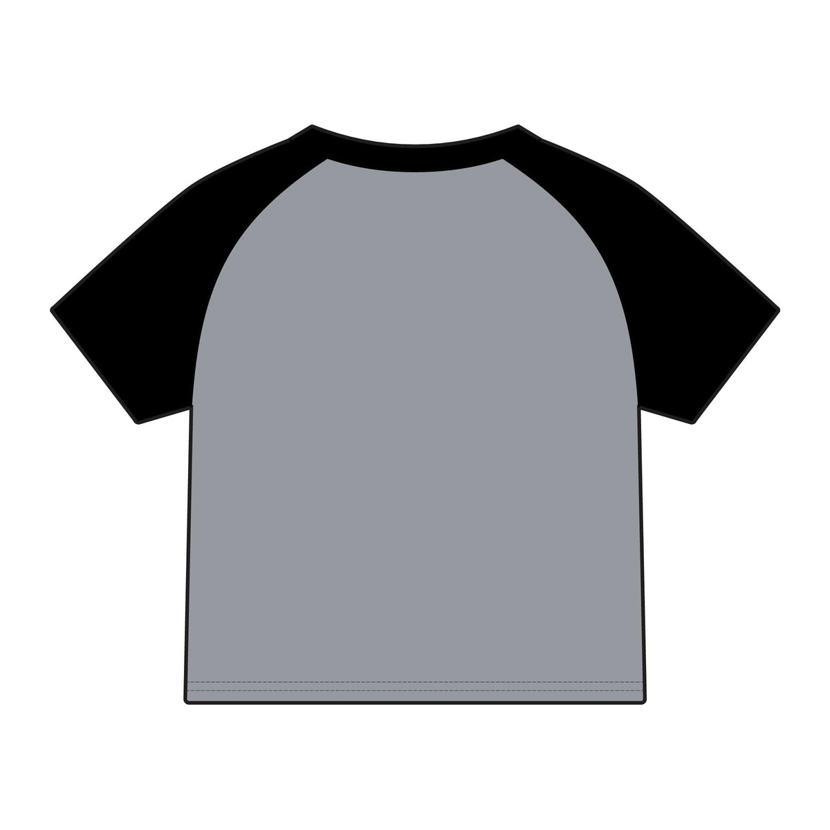 Child Star Women's Micro Rib Raglan Baby Tee product image - artwork by Madeline LeBlanc / Making Madi