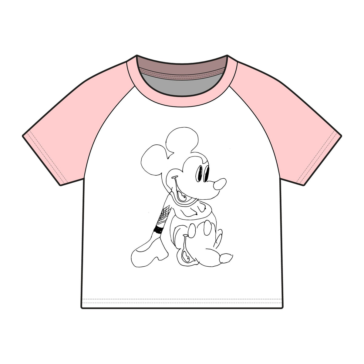 Child Star Baby Tee — original artwork by Madeline LeBlanc
