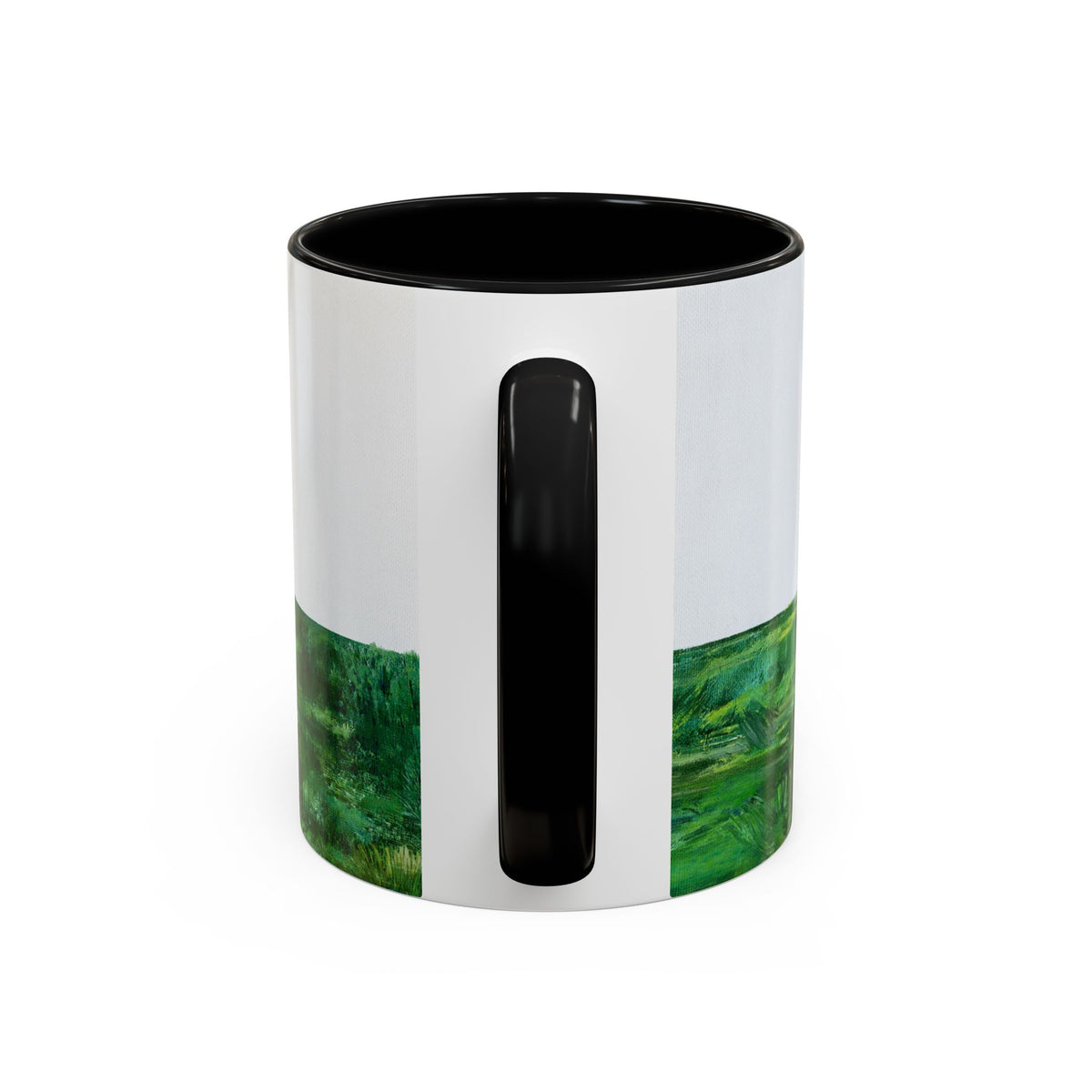 Shop Til' You Drop Accent Coffee Mug (11 oz) product image - artwork by Madeline LeBlanc / Making Madi