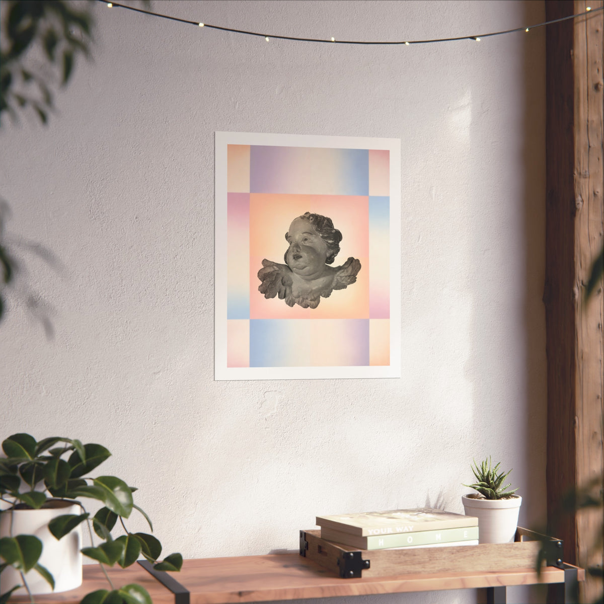 Sweet Cherub Poster — original artwork by Madeline LeBlanc