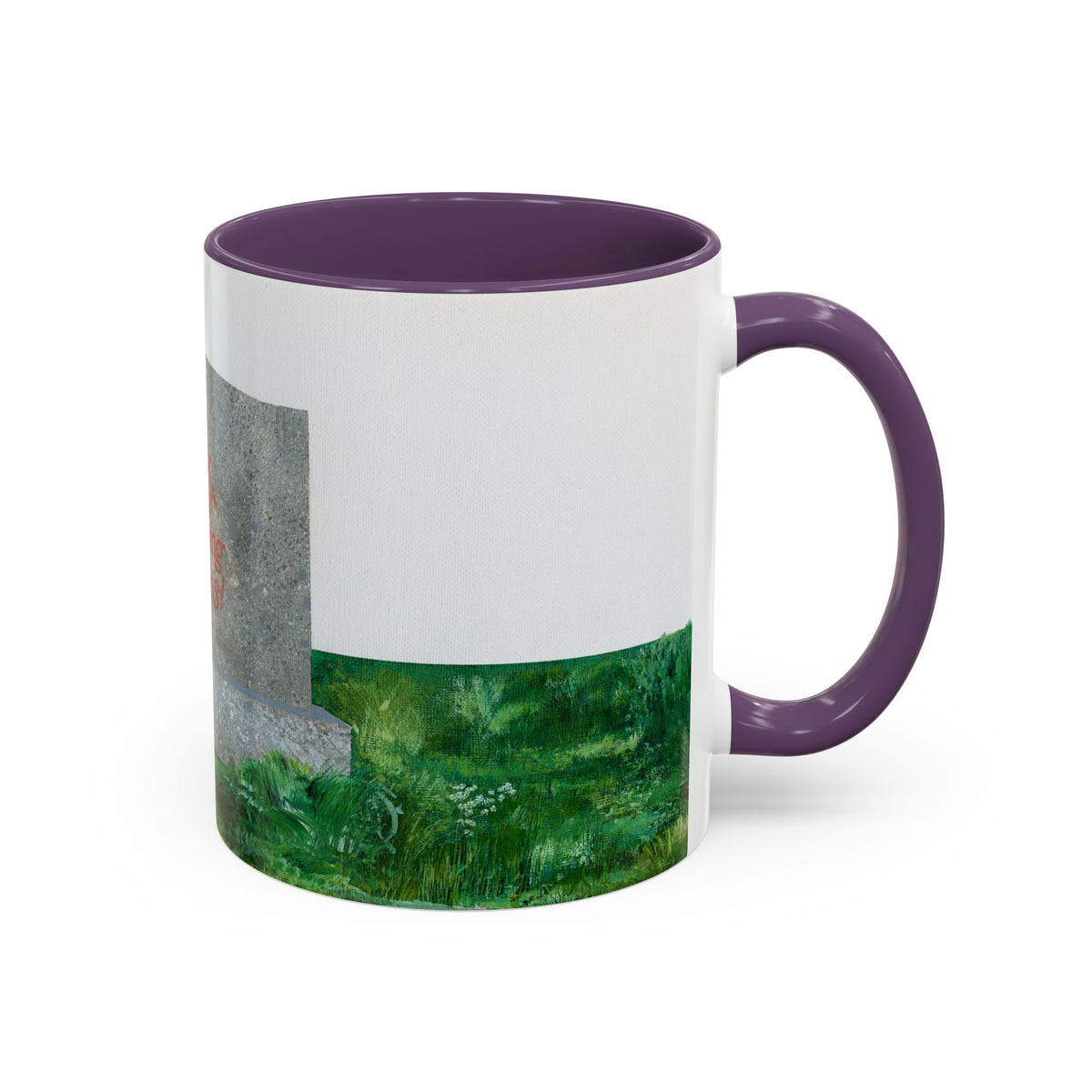 Shop Til' You Drop Accent Coffee Mug (11 oz) product image - artwork by Madeline LeBlanc / Making Madi