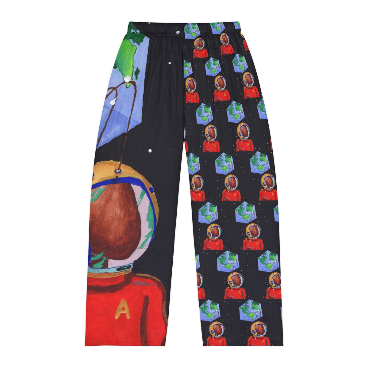 Space Ant Pajama Pants — original artwork by Madeline LeBlanc