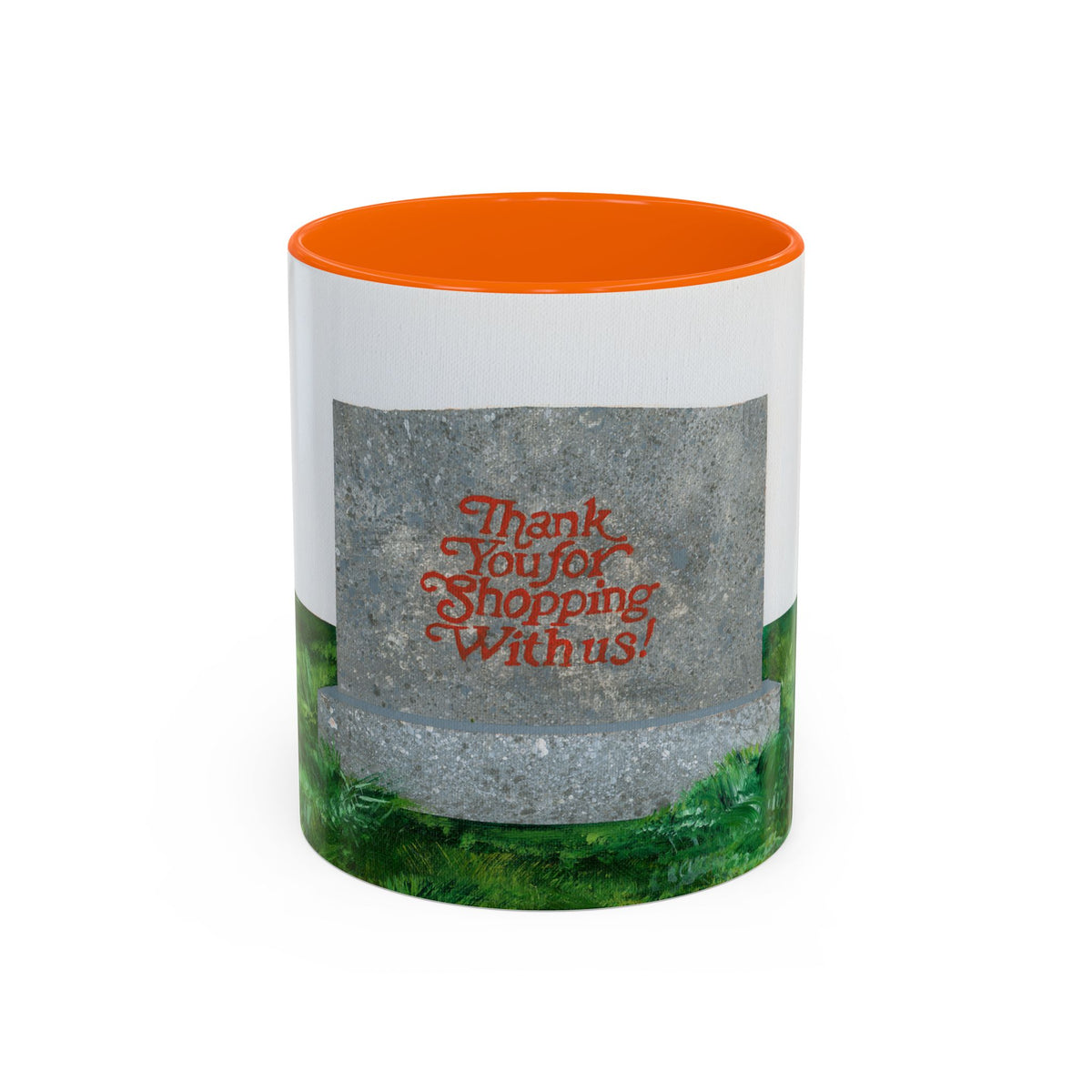 Shop Til' You Drop Accent Coffee Mug (11 oz) product image - artwork by Madeline LeBlanc / Making Madi
