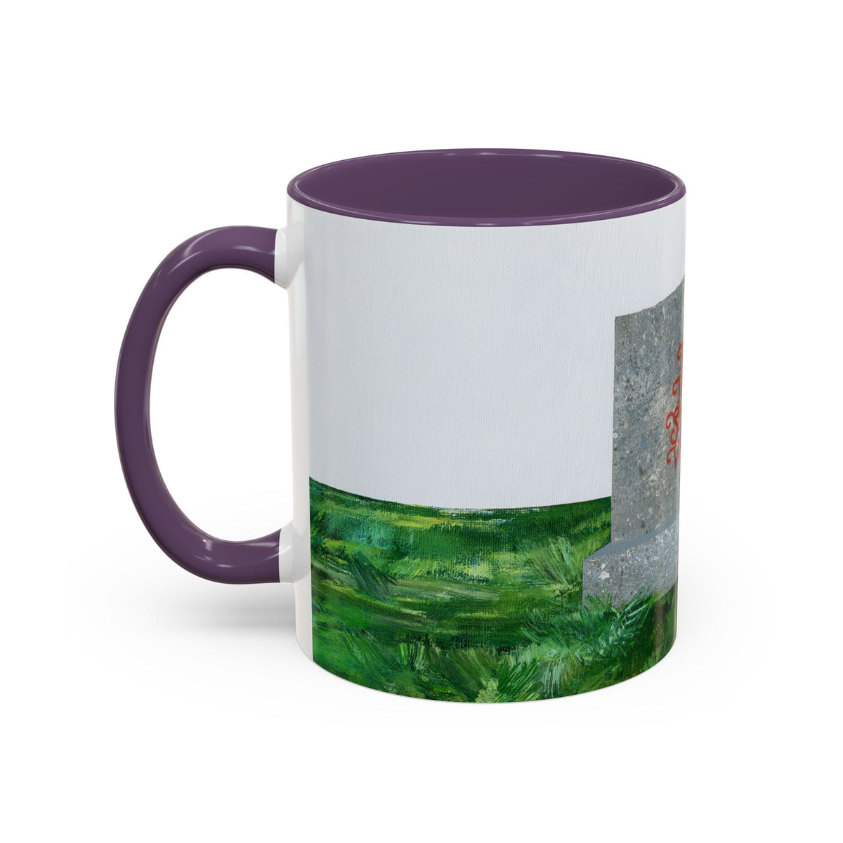 Shop Til' You Drop Accent Coffee Mug (11 oz) product image - artwork by Madeline LeBlanc / Making Madi