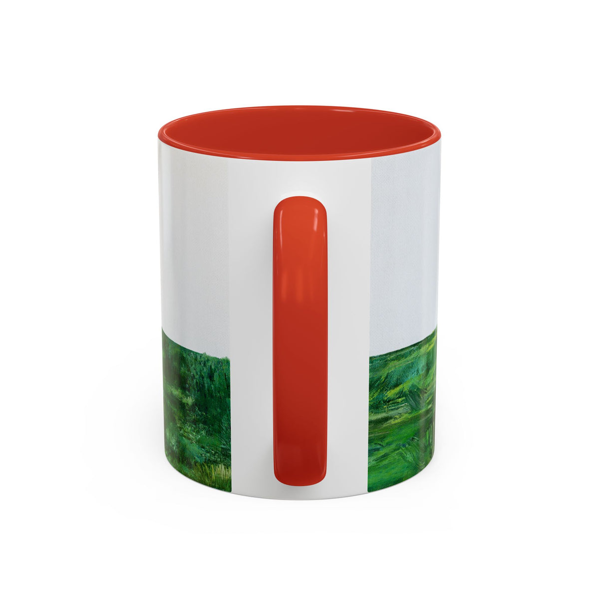 Shop Til' You Drop Accent Coffee Mug (11 oz) product image - artwork by Madeline LeBlanc / Making Madi