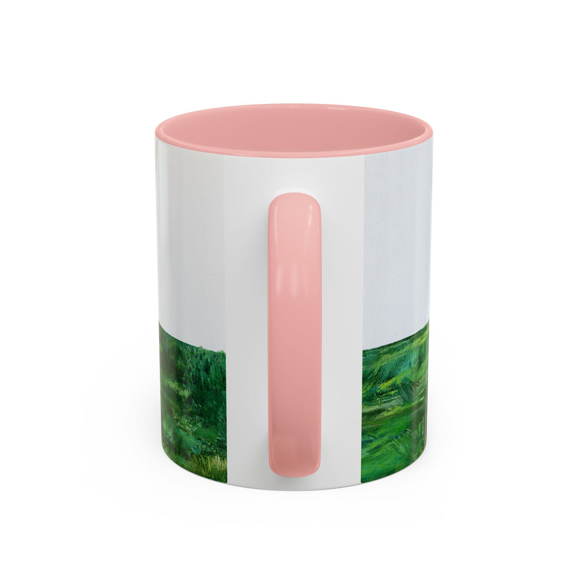 Shop Til' You Drop Accent Coffee Mug (11 oz) product image - artwork by Madeline LeBlanc / Making Madi