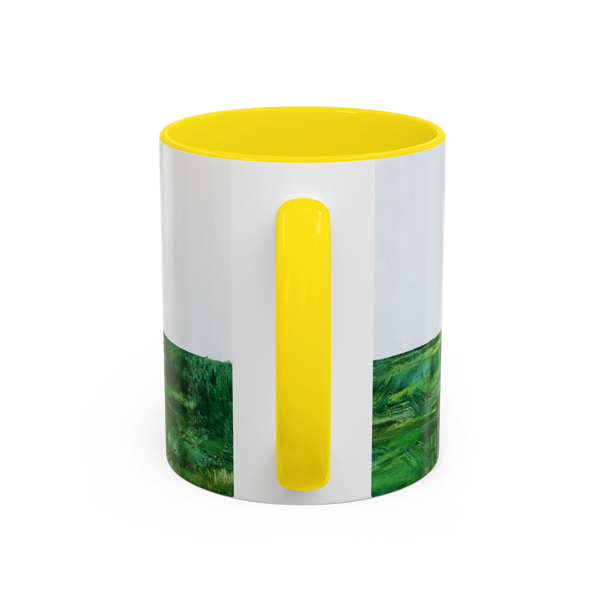 Shop Til' You Drop Accent Coffee Mug (11 oz) product image - artwork by Madeline LeBlanc / Making Madi
